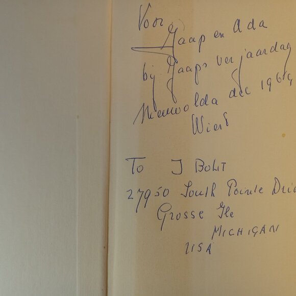 Vintage Netherlands Book 1963 Geluk komt vroeg of laat - W.J. Eelssema - - Picture 2 of 8